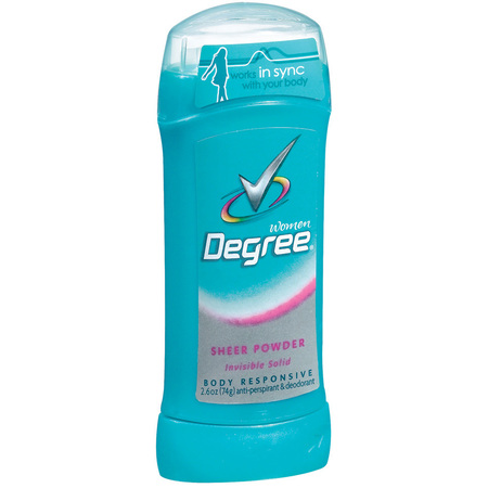 DEGREE Degree Deodorant Invisible Solid Sport Sheerlilac 2.6 oz., PK12 25180